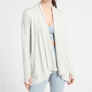 Athleta Pranayama Wrap Sweater Size SP